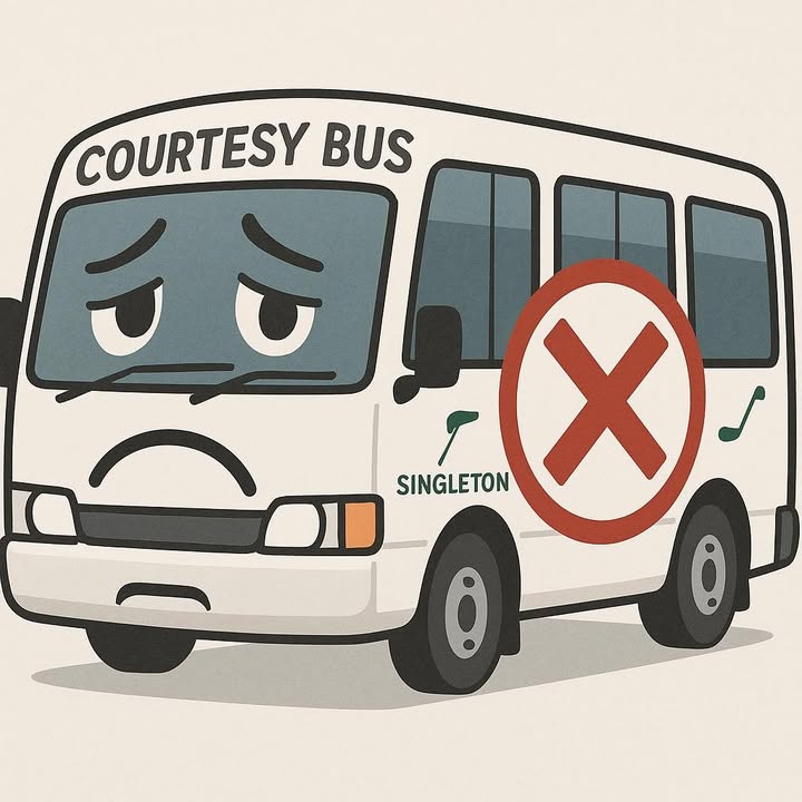 Featured image for “Courtesy Bus Out of Service: Important Update for Singleton Golf Club Members”