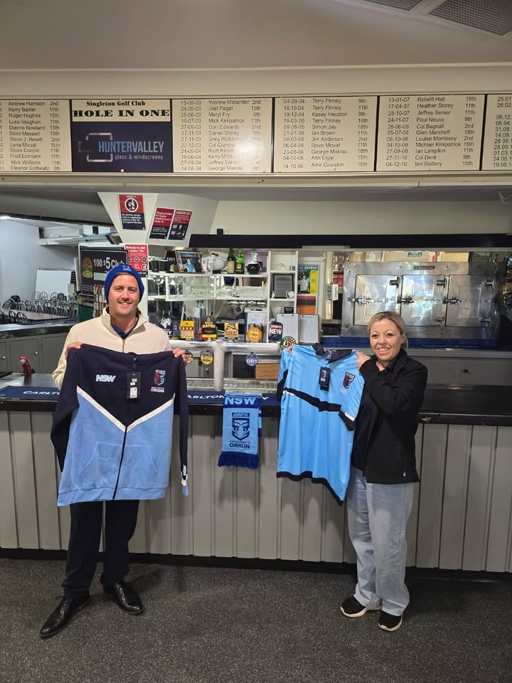 Featured image for “State of Origin Raffle: Win Blues Merch at Singleton Golf Club”