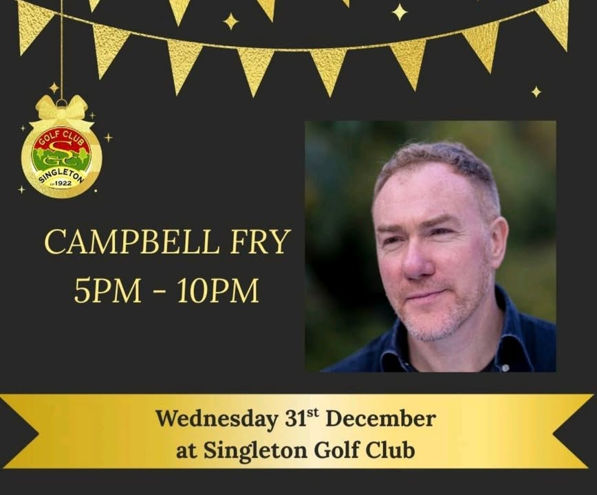 Featured image for “New Years Event with Campbell Fry Music at Singleton Golf Club”