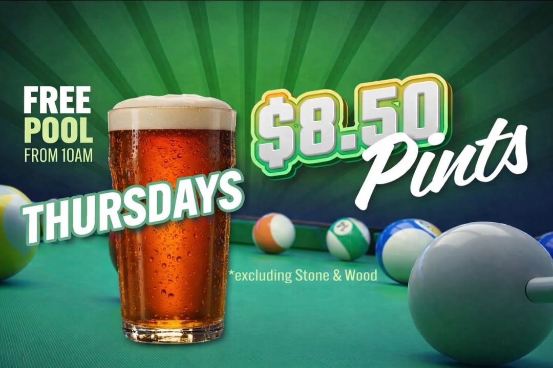 Featured image for “Thursday Specials: $8.50 Pints at Singleton Golf Club”