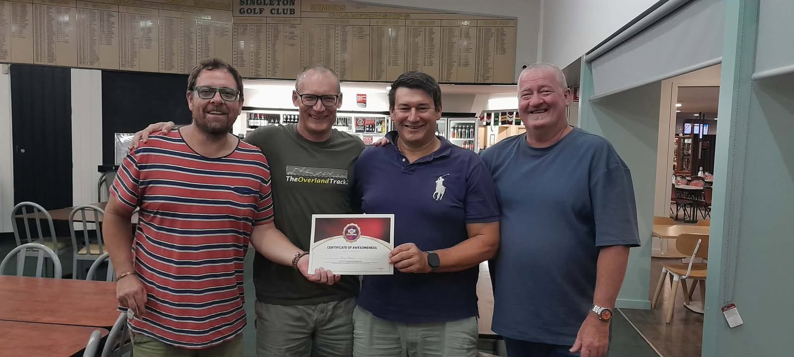 Featured image for “Trivia Champions Crowned at Singleton Golf Club”