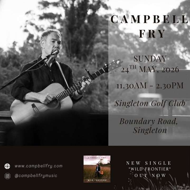 Featured image for “Live Music: Campbell Fry at Singleton Golf Club”
