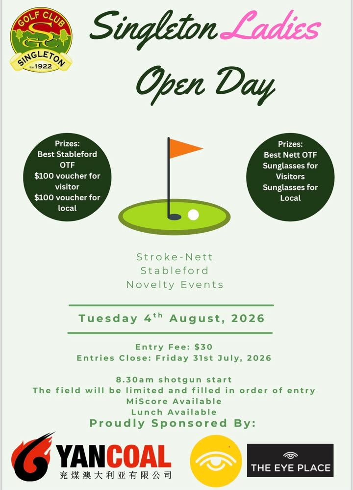 Featured image for “Ladies Open Day 2026 at Singleton Golf Club”