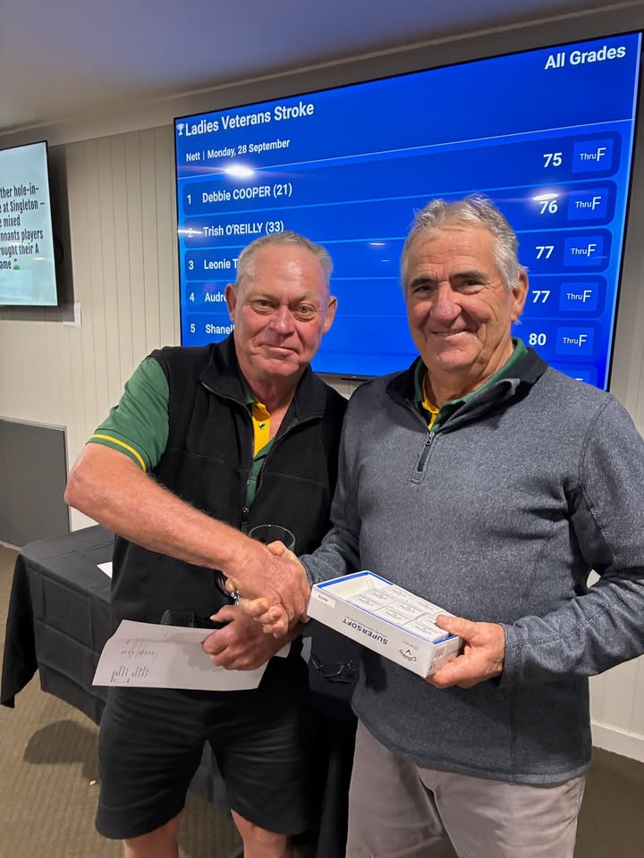 Featured image for “Vets Monthly Mug Winner Mick Williams at Singleton Golf Club”
